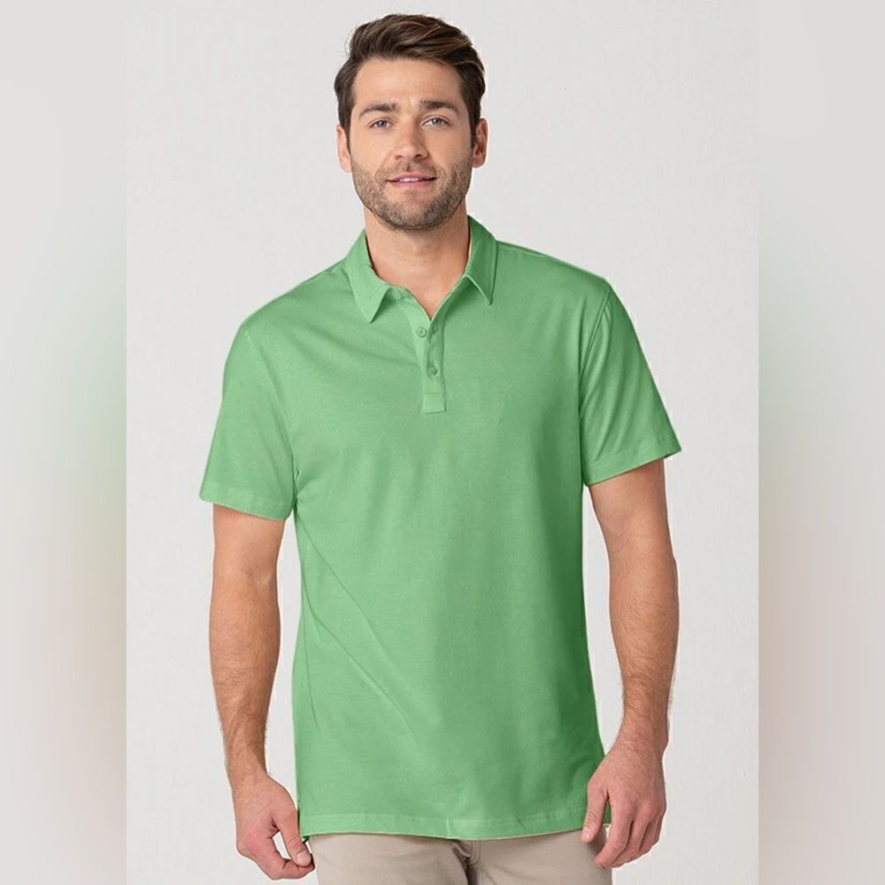 NEW Swet Tailor Mens Green All In Polo